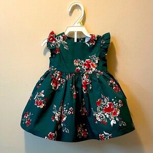 NWT Carters baby girl holiday dress with kremlin and diaper cover size 3 months